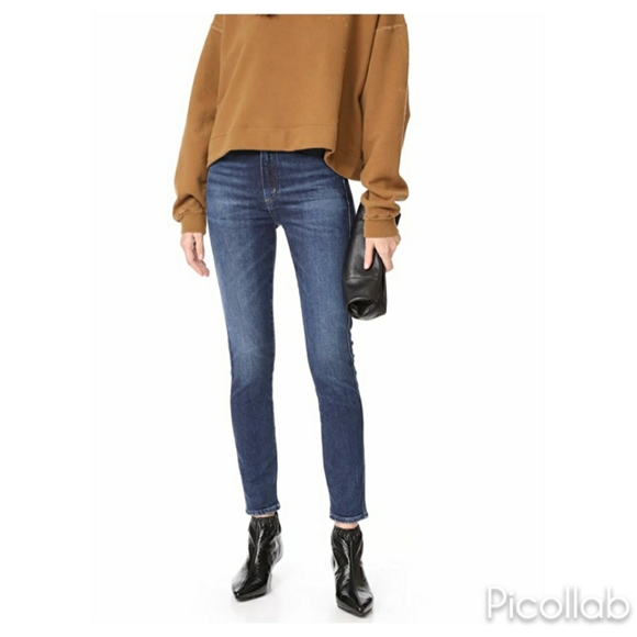 Agolde Roxanne Super High Rise Skinny Jeans - Picture 2 of 13